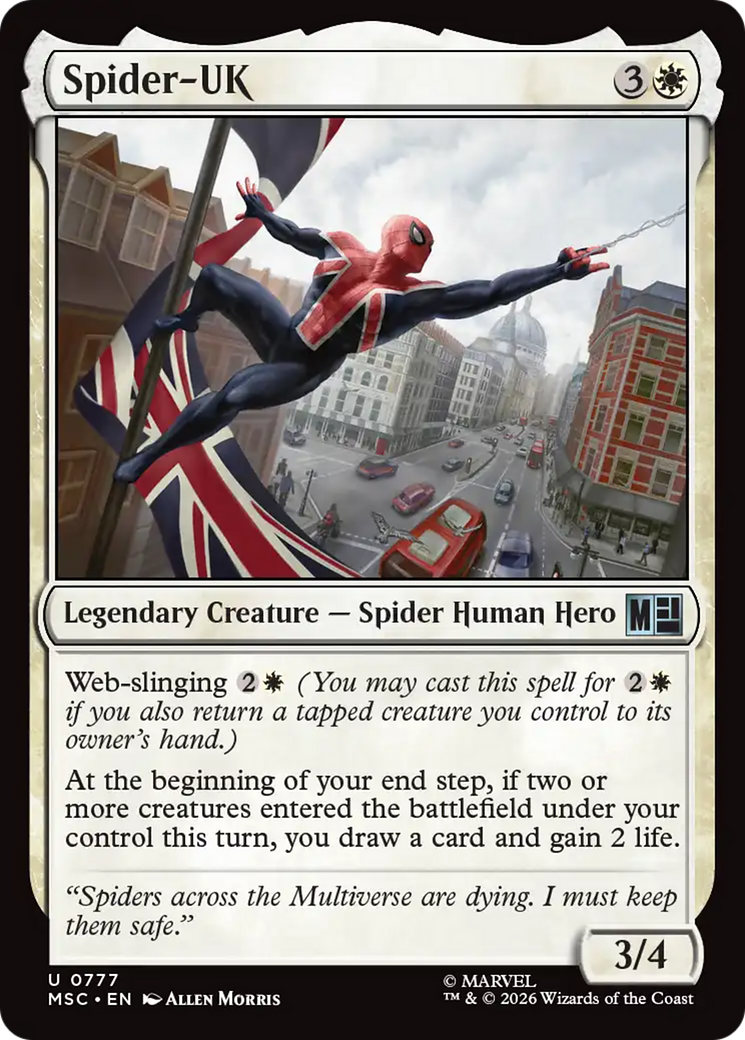 Spider-UK [Marvel Super Heroes Commander] | Boutique FDB TCG