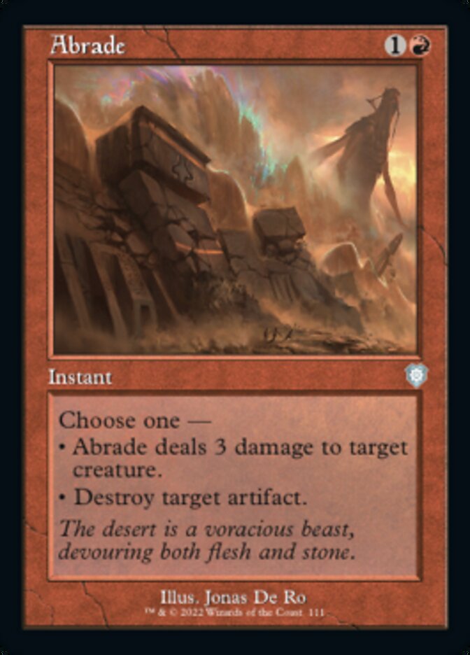 Abrade (Retro) [The Brothers' War Commander] | Boutique FDB TCG