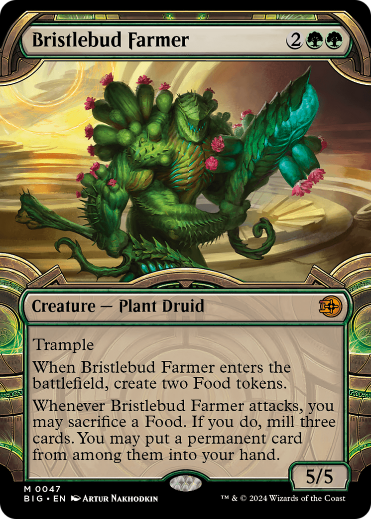 Bristlebud Farmer (Showcase) [Outlaws of Thunder Junction: The Big Score] | Boutique FDB TCG