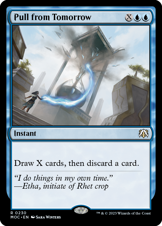 Pull from Tomorrow [March of the Machine Commander] | Boutique FDB TCG