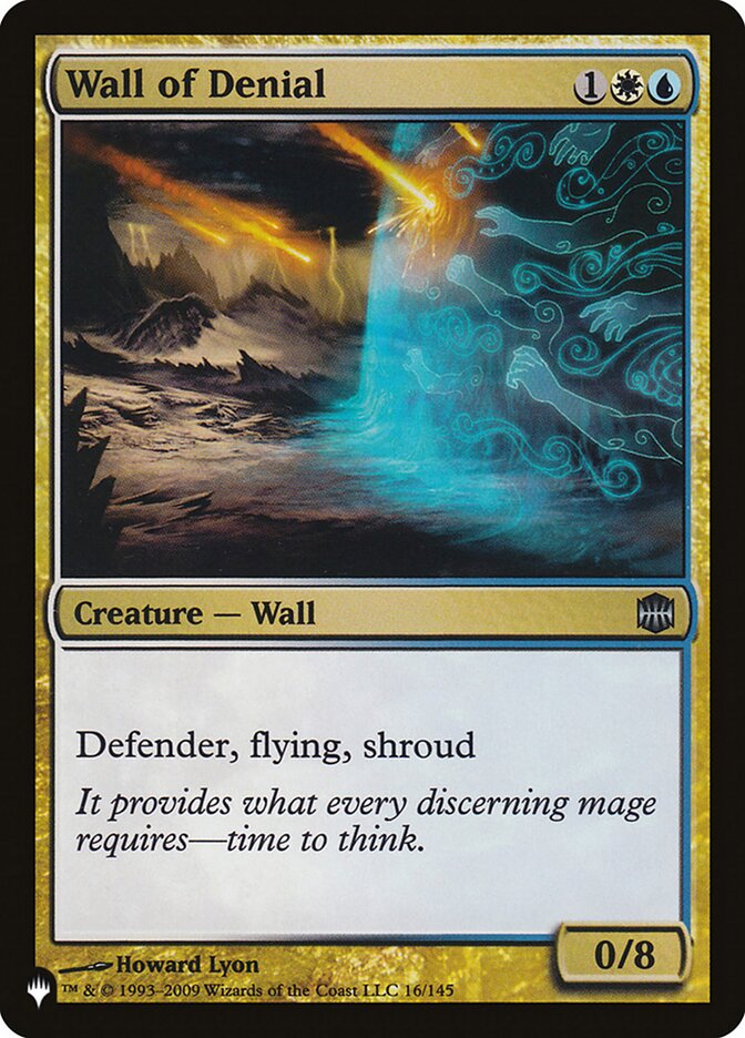 Wall of Denial [The List] | Boutique FDB TCG