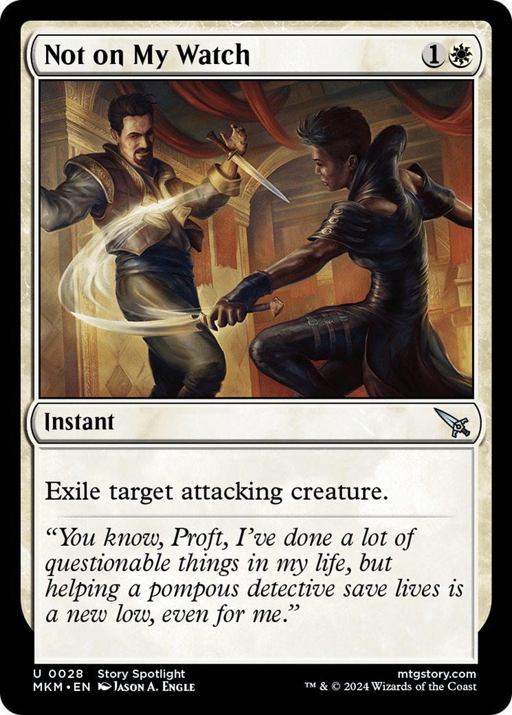 Not on my Watch [Murders at Karlov Manor] | Boutique FDB TCG
