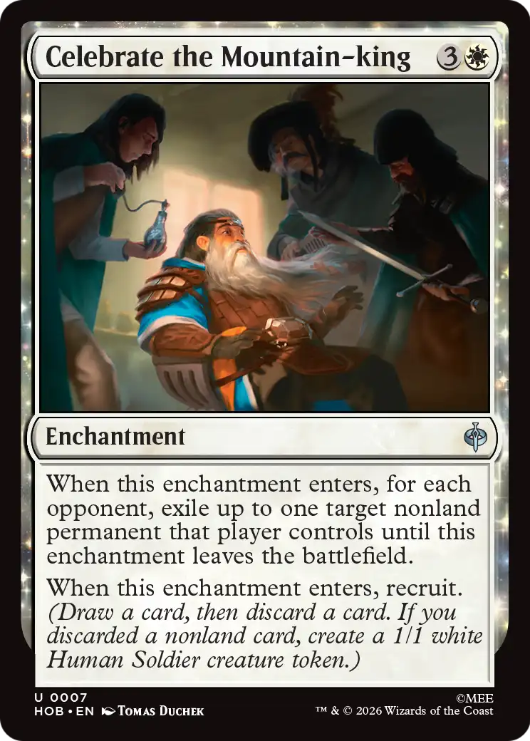 Celebrate the Mountain-king [The Hobbit] | Boutique FDB TCG