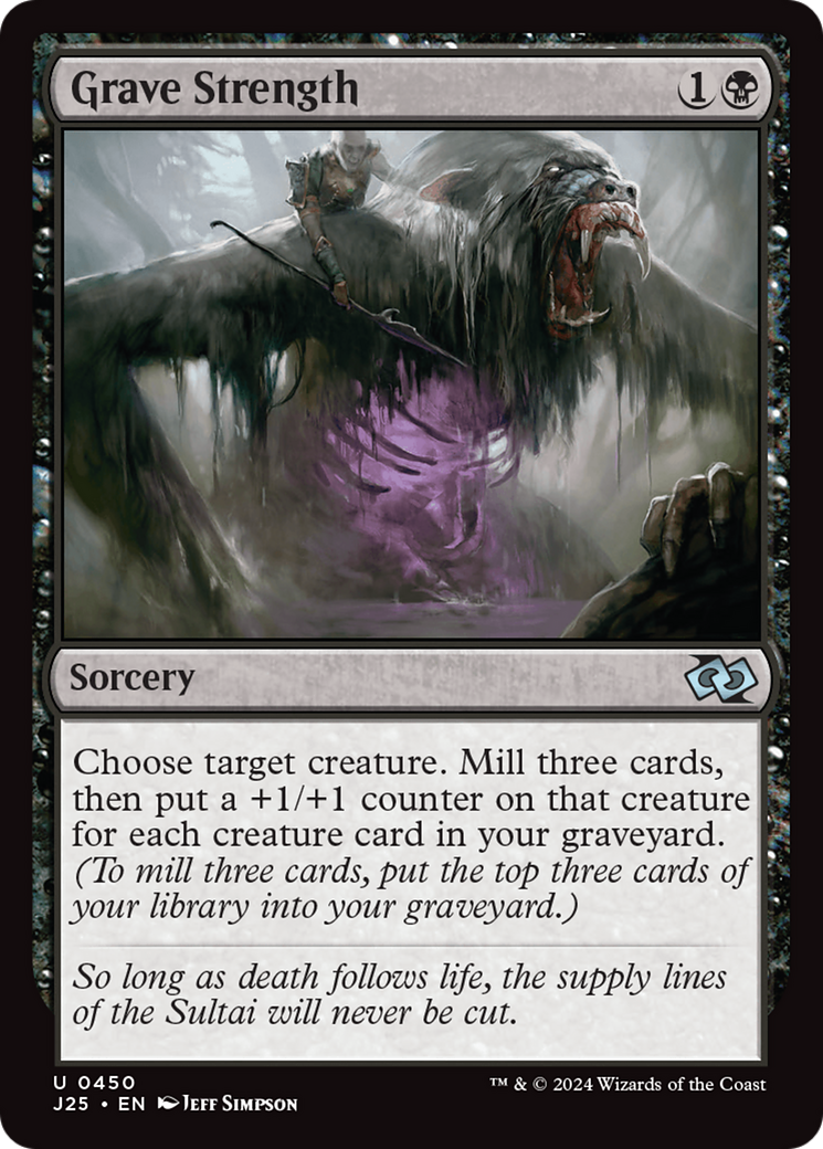 Grave Strength [Foundations Jumpstart] | Boutique FDB TCG