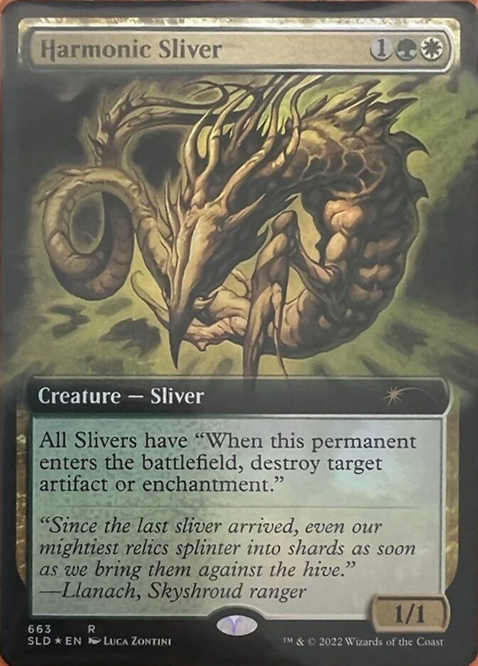 Harmonic Sliver (Extended Art) [Secret Lair Drop Promos] | Boutique FDB TCG