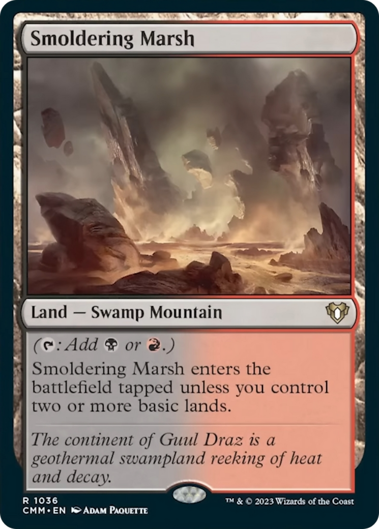 Smoldering Marsh [Commander Masters] | Boutique FDB TCG