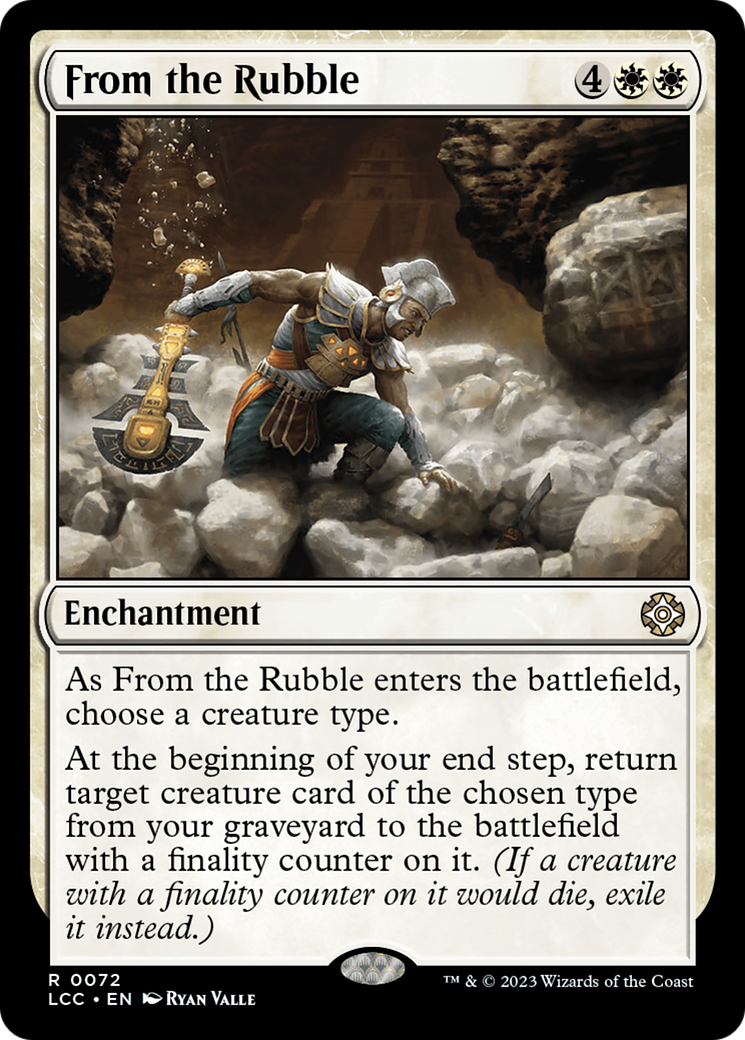 From the Rubble [The Lost Caverns of Ixalan Commander] | Boutique FDB TCG