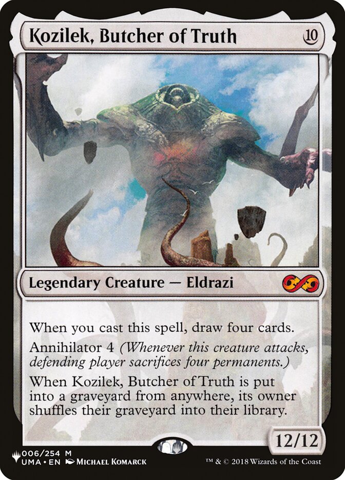 Kozilek, Butcher of Truth [The List] | Boutique FDB TCG