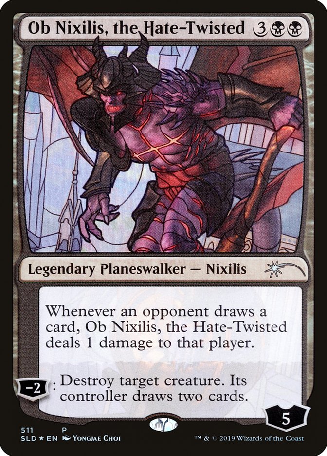 Ob Nixilis, the Hate-Twisted (Stained Glass) [Secret Lair Drop Promos] | Boutique FDB TCG