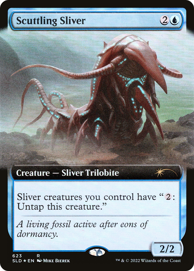 Scuttling Sliver (Extended Art) [Secret Lair Drop Promos] | Boutique FDB TCG