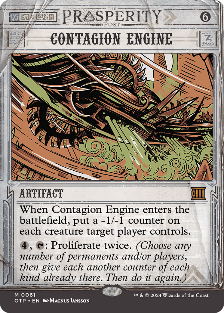 Contagion Engine [Outlaws of Thunder Junction: Breaking News] | Boutique FDB TCG