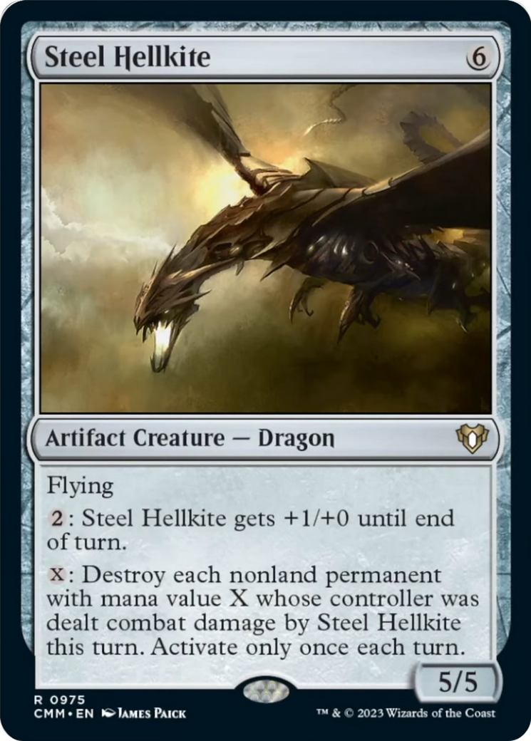 Steel Hellkite [Commander Masters] | Boutique FDB TCG