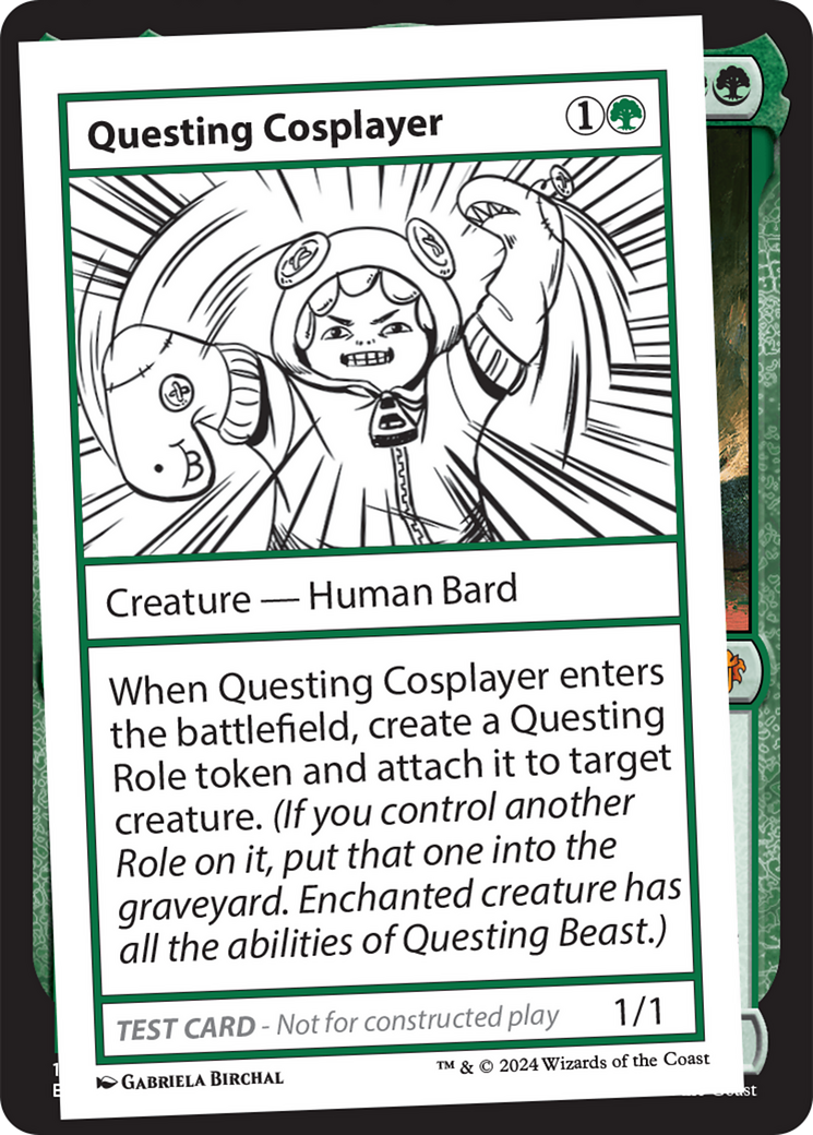 Questing Cosplayer [Mystery Booster 2 Playtest Cards] | Boutique FDB TCG