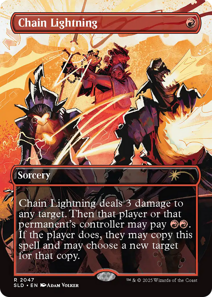 Chain Lightning (2047) (Rainbow Foil) [Secret Lair Drop Series] | Boutique FDB TCG