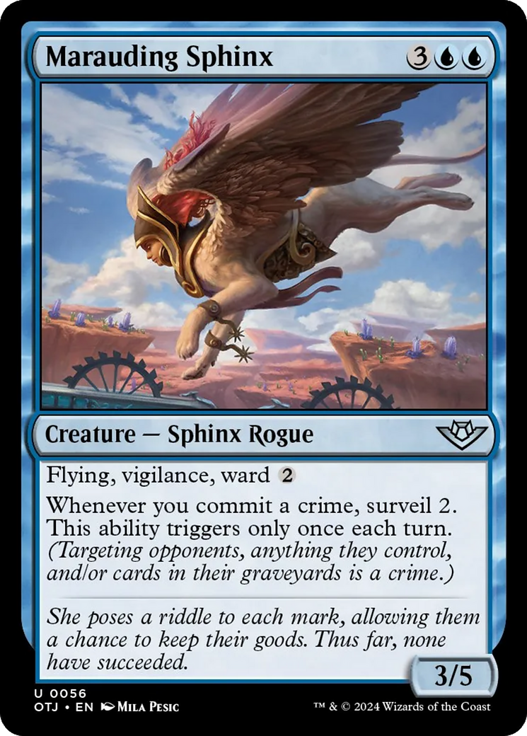 Marauding Sphinx [Outlaws of Thunder Junction] | Boutique FDB TCG