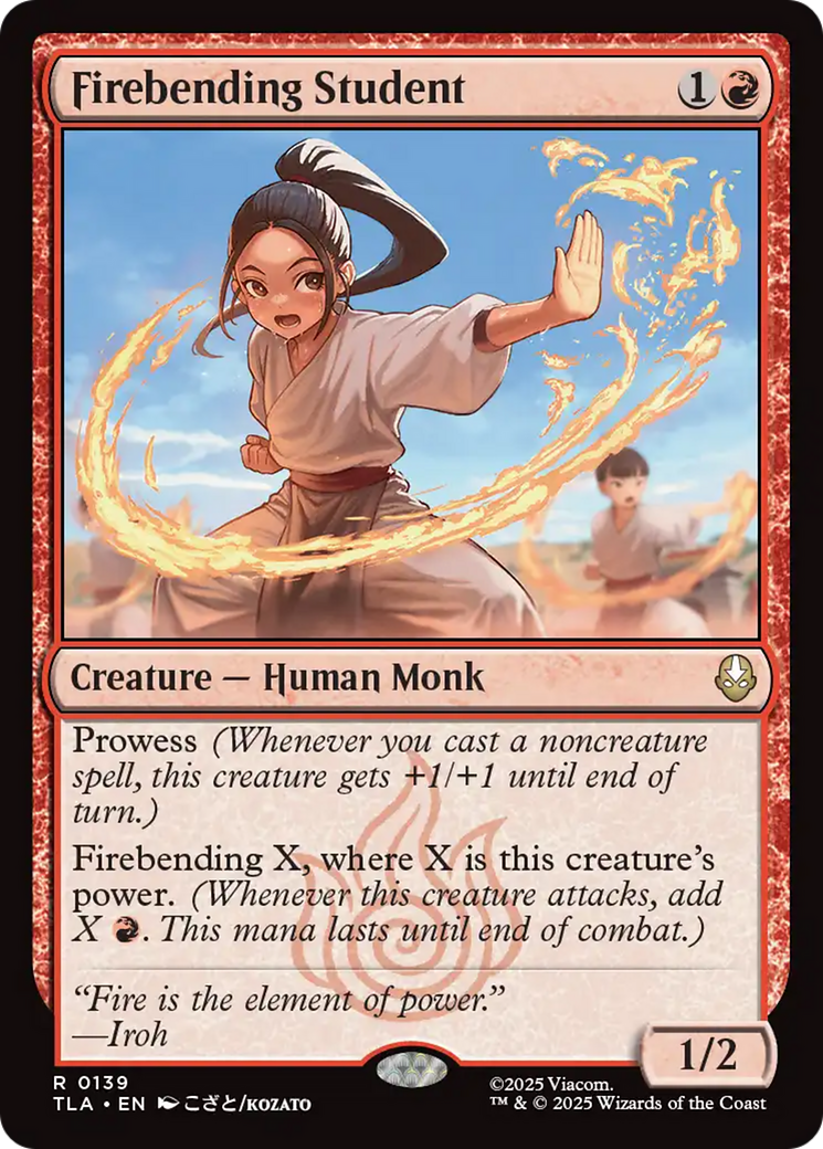 Firebending Student [Avatar: The Last Airbender] | Boutique FDB TCG