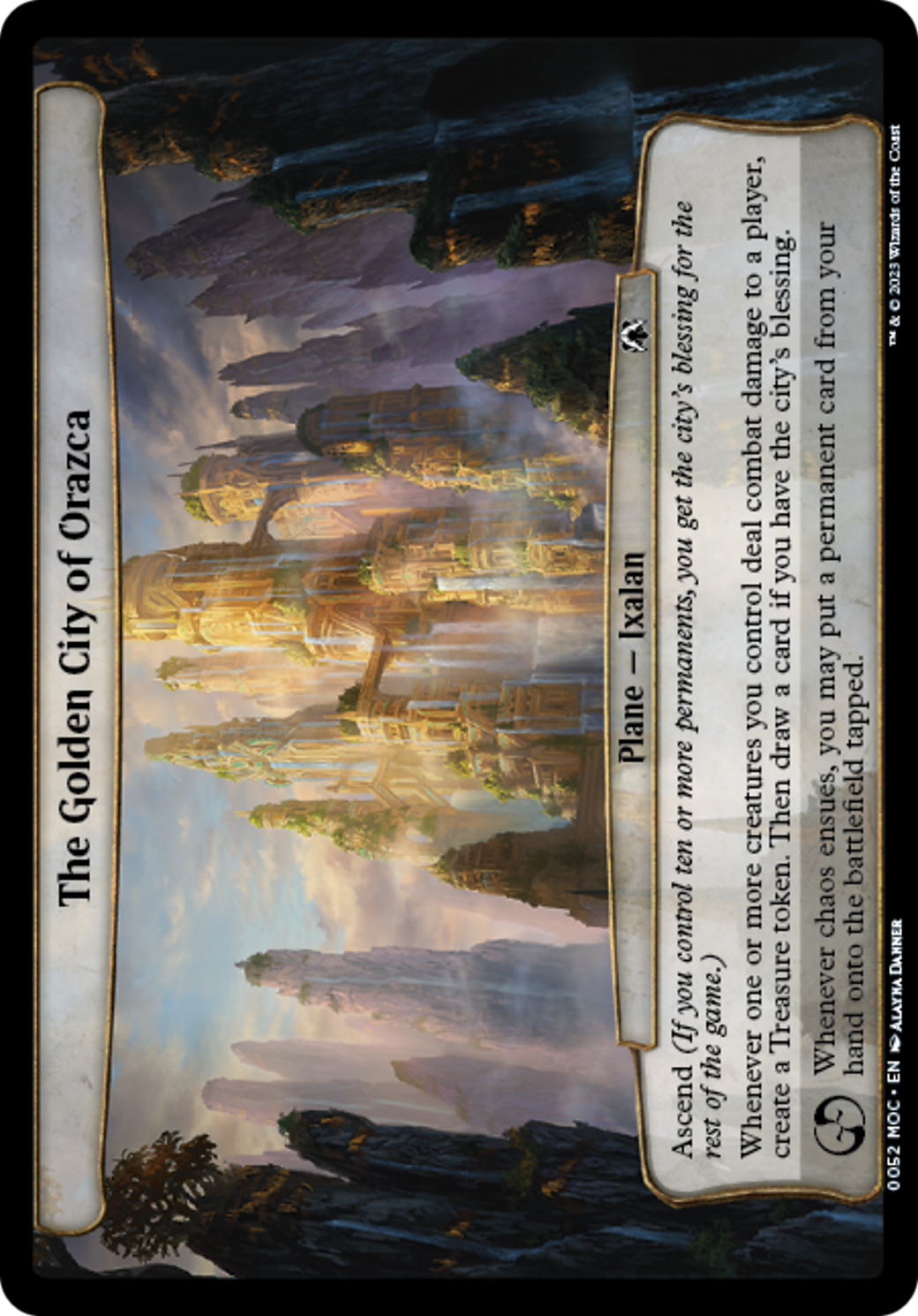 The Golden City of Orazca [March of the Machine Commander] | Boutique FDB TCG