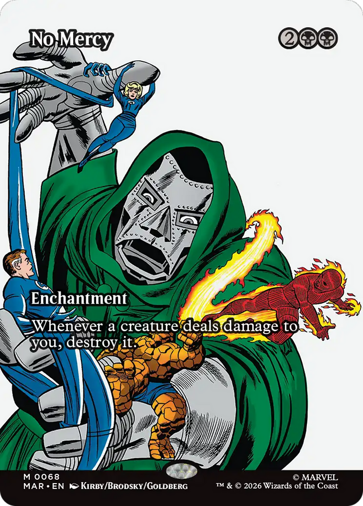 No Mercy (Borderless) [Marvel Universe: Eternal-Legal] | Boutique FDB TCG