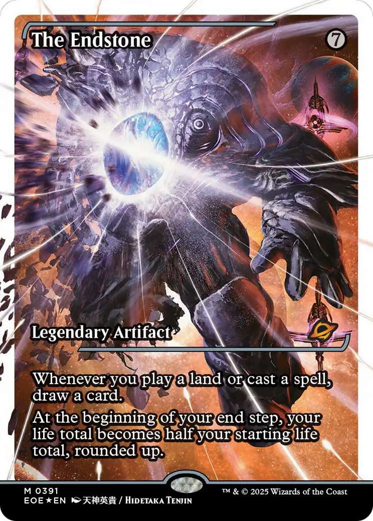 The Endstone (Showcase) (Fracture Foil) [Edge of Eternities] | Boutique FDB TCG