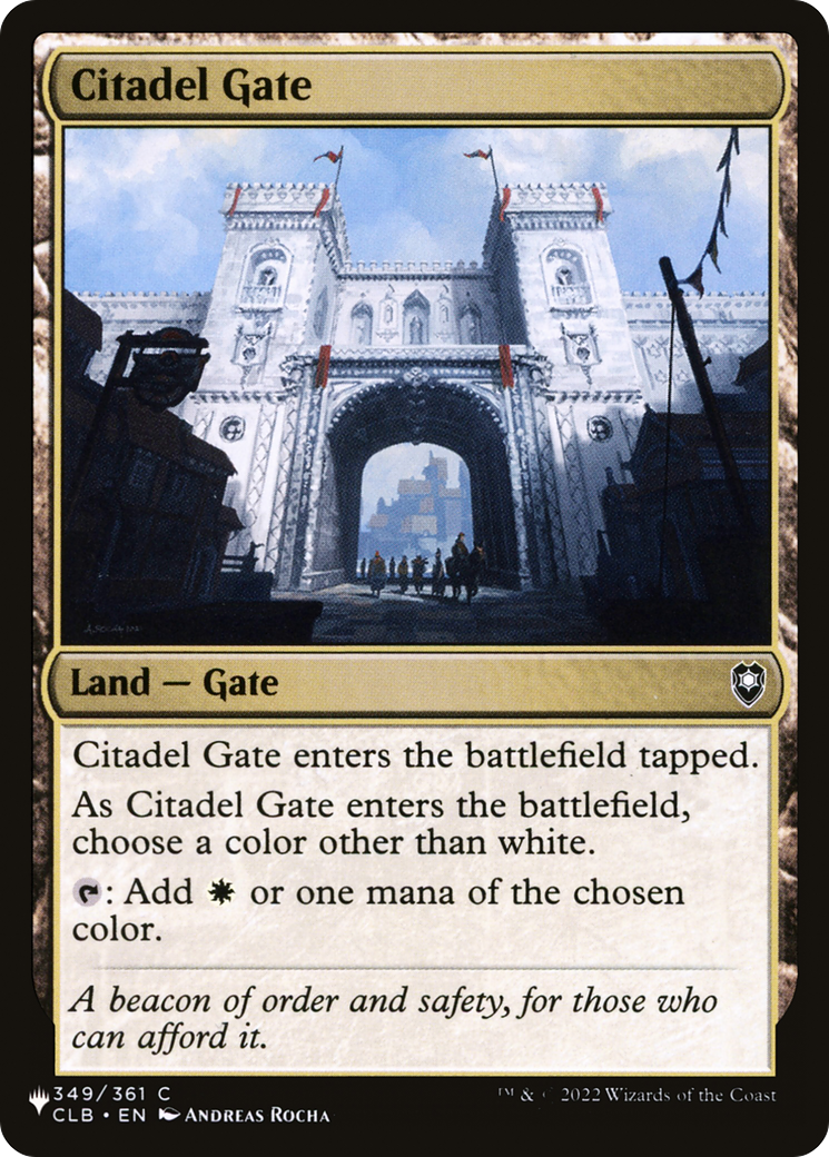 Citadel Gate [The List] | Boutique FDB TCG