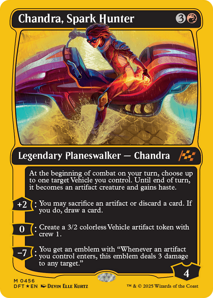 Chandra, Spark Hunter (First-Place Foil) [Aetherdrift] | Boutique FDB TCG