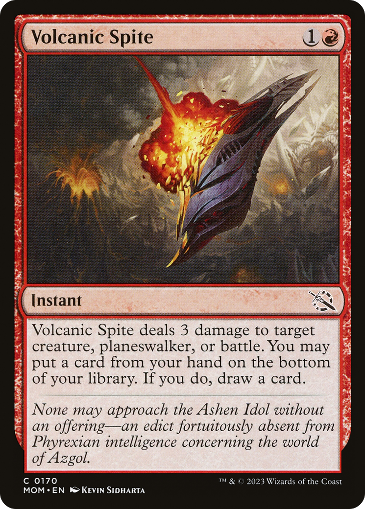 Volcanic Spite [March of the Machine] | Boutique FDB TCG