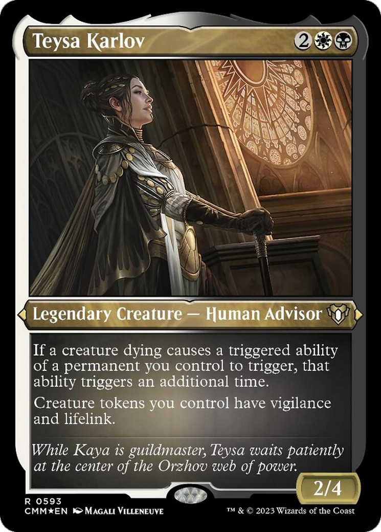 Teysa Karlov (Foil Etched) [Commander Masters] | Boutique FDB TCG