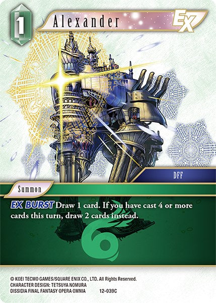 Alexander EX [Opus XII] | Boutique FDB TCG