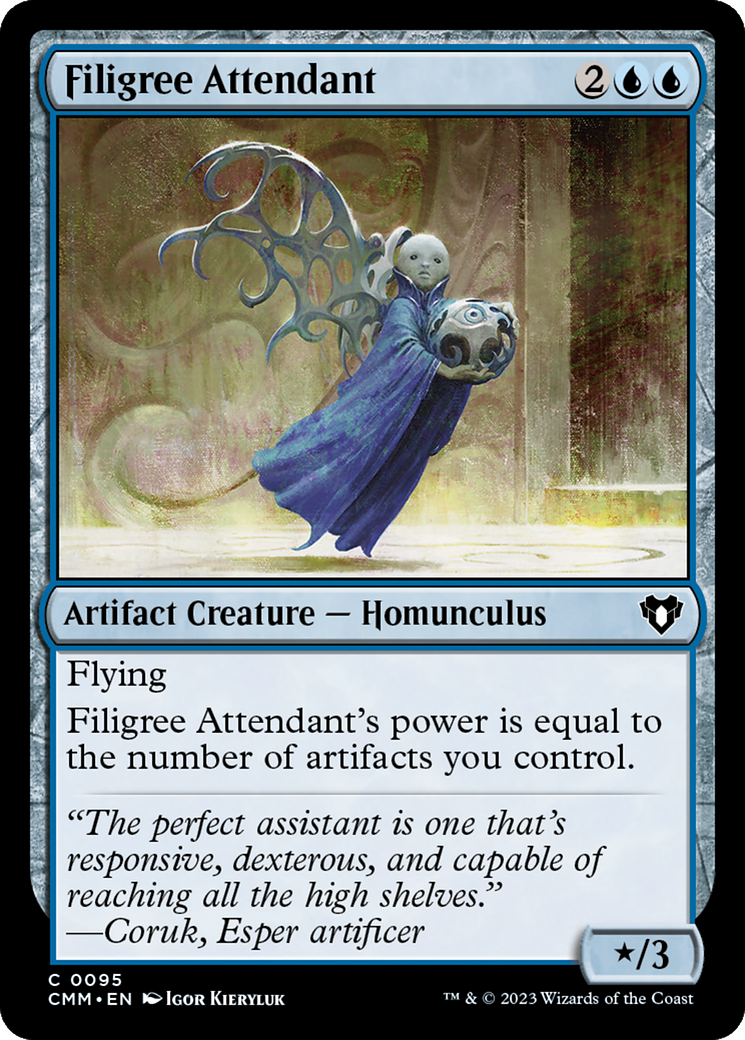 Filigree Attendant [Commander Masters] | Boutique FDB TCG