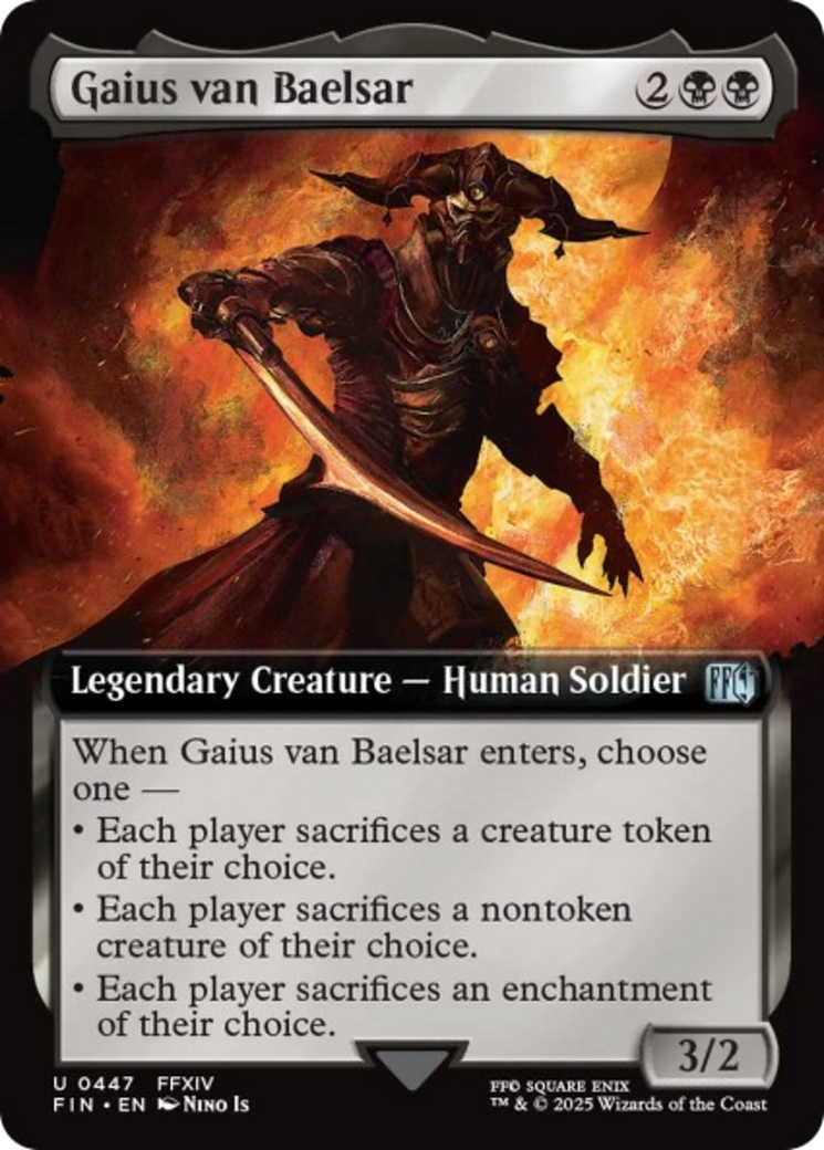 Gaius van Baelsar (Extended Art) [FINAL FANTASY] | Boutique FDB TCG