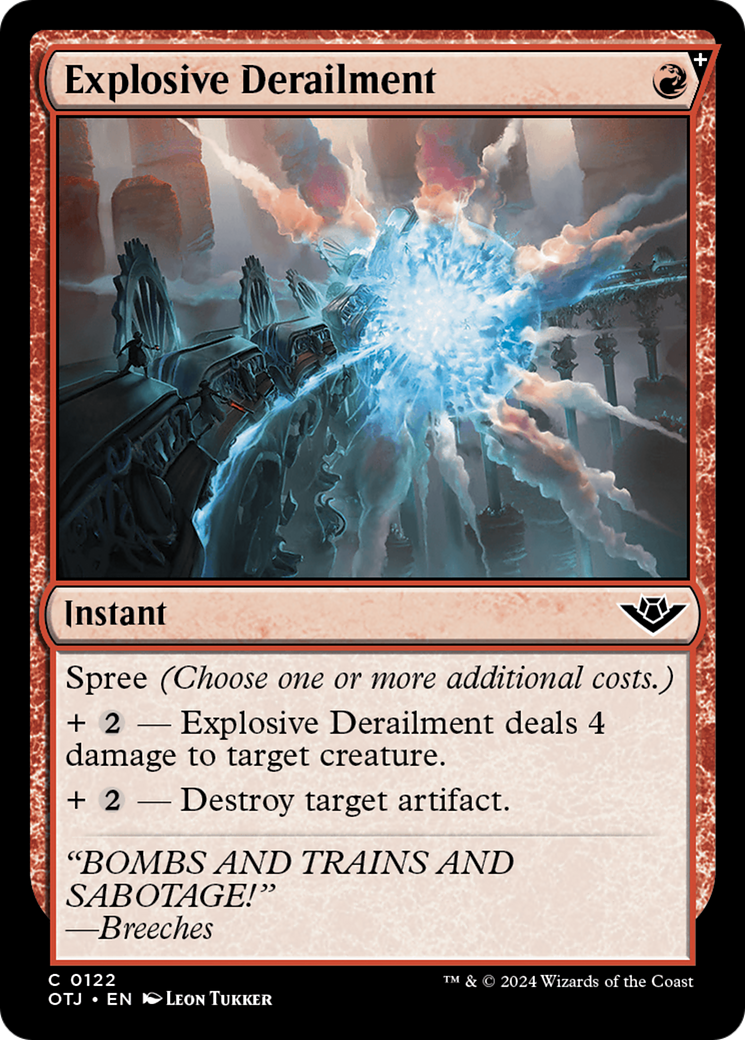 Explosive Derailment [Outlaws of Thunder Junction] | Boutique FDB TCG