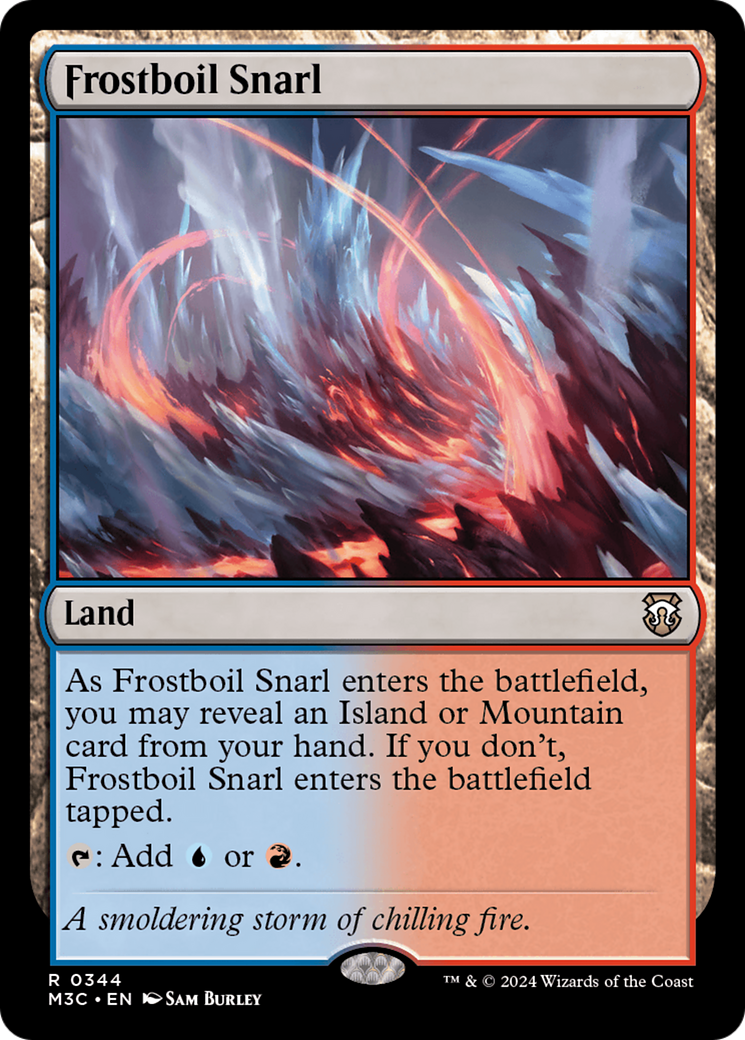 Frostboil Snarl (Ripple Foil) [Modern Horizons 3 Commander] | Boutique FDB TCG