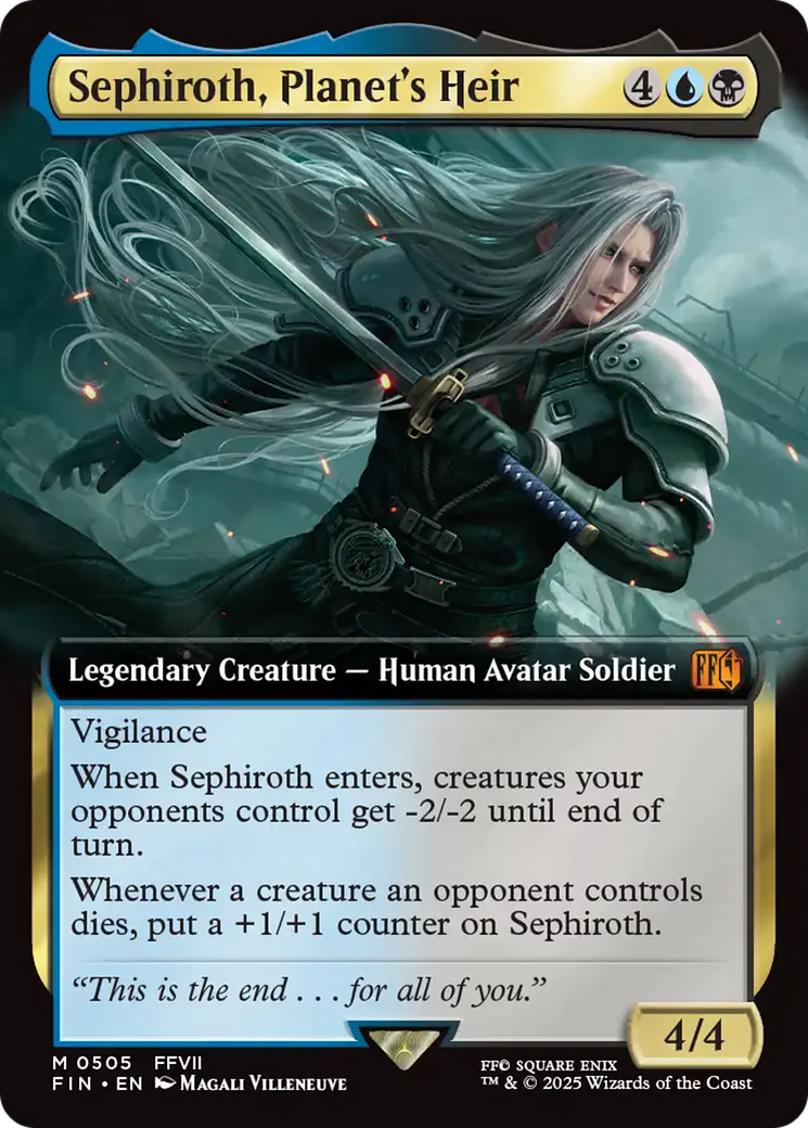 Sephiroth, Planet's Heir (Extended Art) [FINAL FANTASY] | Boutique FDB TCG