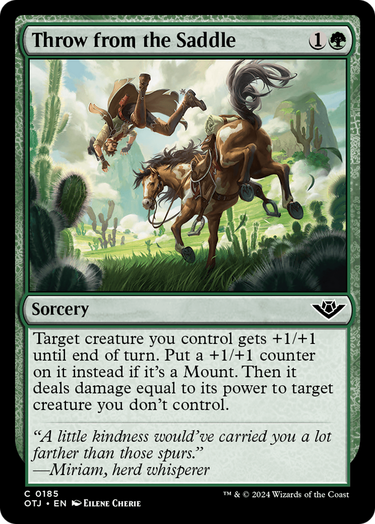 Throw from the Saddle [Outlaws of Thunder Junction] | Boutique FDB TCG