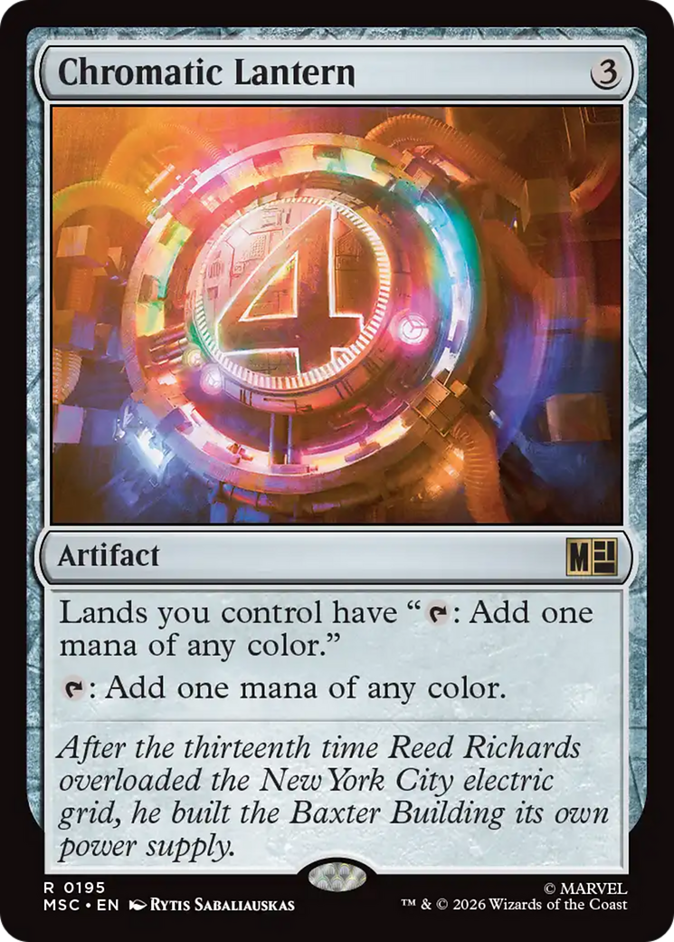 Chromatic Lantern [Marvel Super Heroes Commander] | Boutique FDB TCG