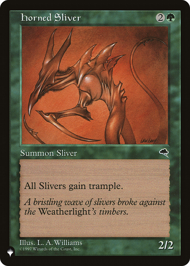 Horned Sliver [The List] | Boutique FDB TCG