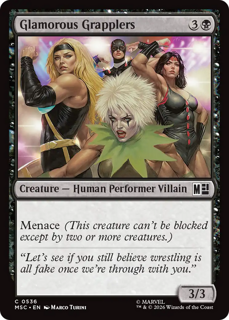 Glamorous Grapplers [Marvel Super Heroes Commander] | Boutique FDB TCG