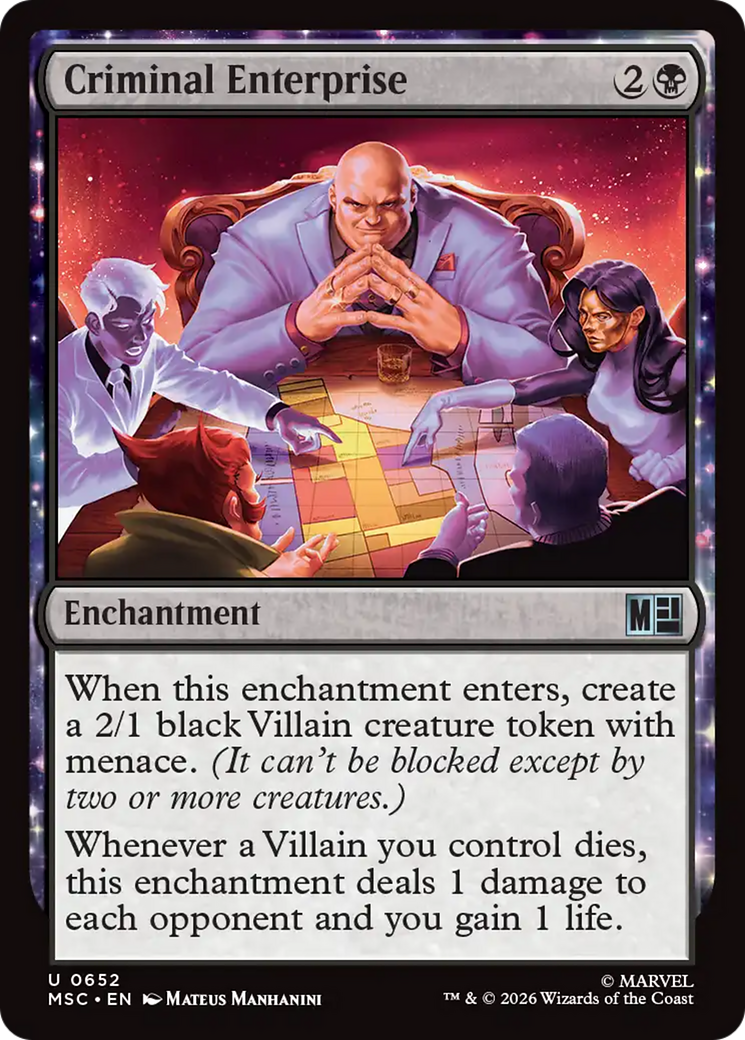 Criminal Enterprise [Marvel Super Heroes Commander] | Boutique FDB TCG