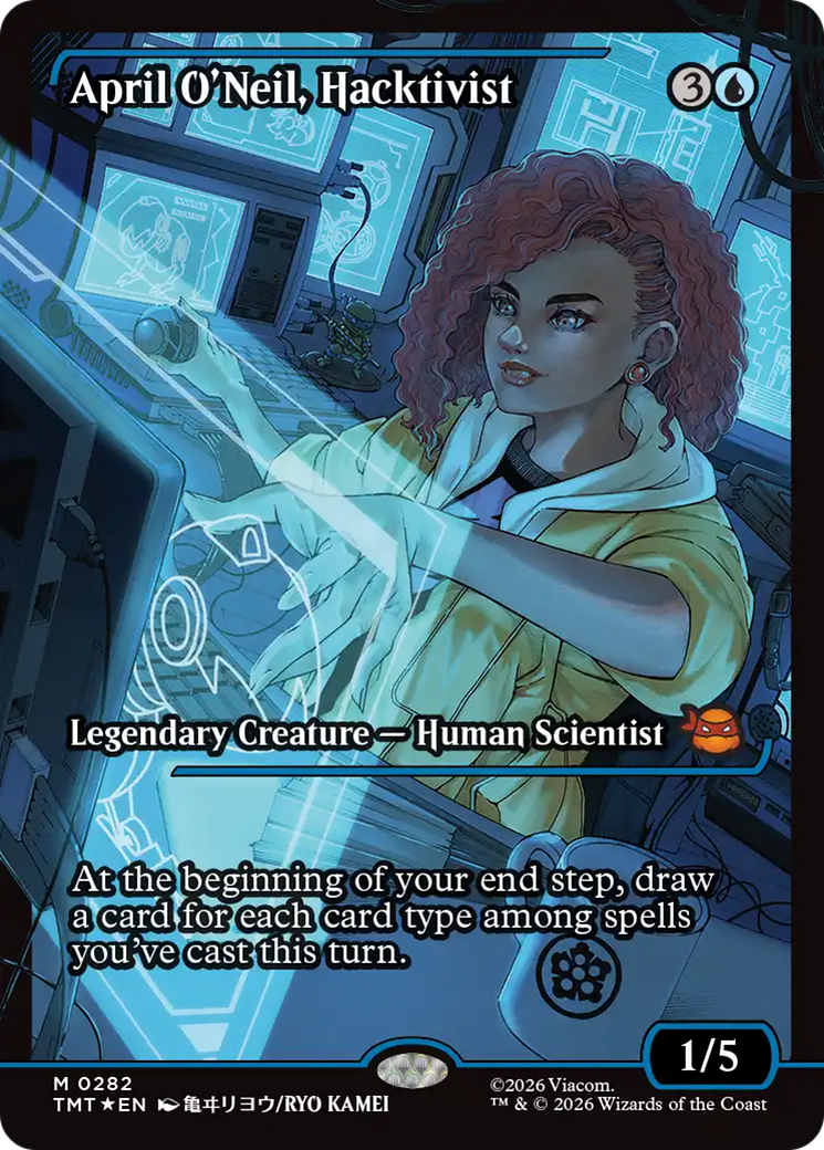 April O'Neil, Hacktivist (0282) (Showcase) [Teenage Mutant Ninja Turtles] | Boutique FDB TCG
