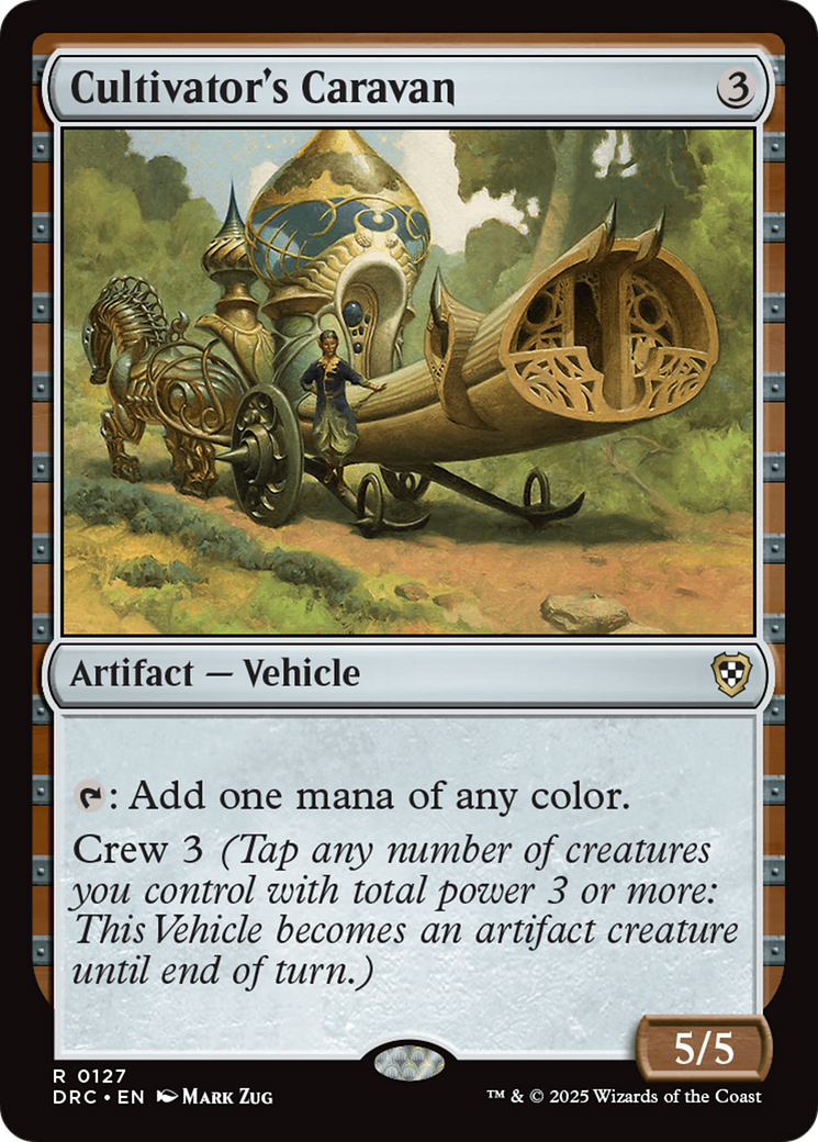 Cultivator's Caravan [Aetherdrift Commander] | Boutique FDB TCG