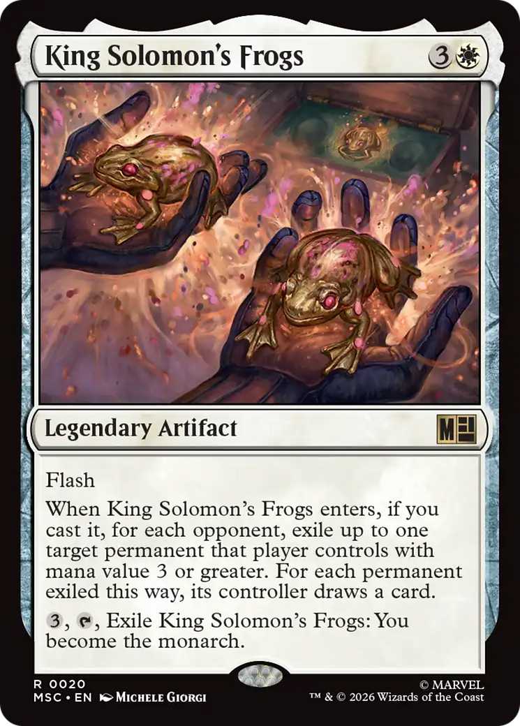 King Solomon's Frogs [Marvel Super Heroes Commander] | Boutique FDB TCG