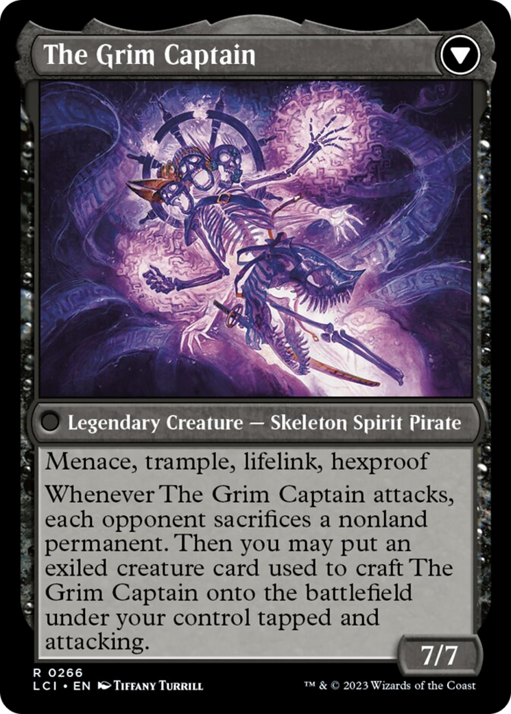 Throne of the Grim Captain // The Grim Captain [The Lost Caverns of Ixalan] | Boutique FDB TCG