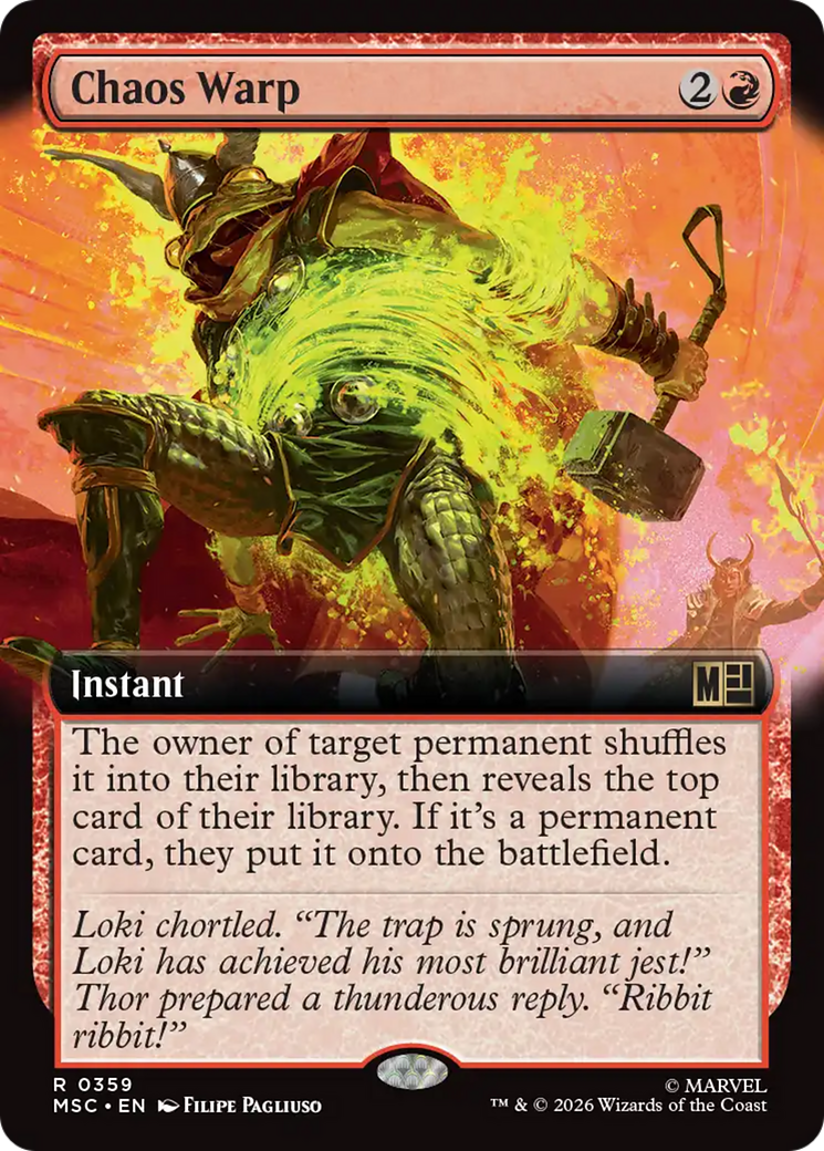 Chaos Warp (Extended Art) [Marvel Super Heroes Commander] | Boutique FDB TCG