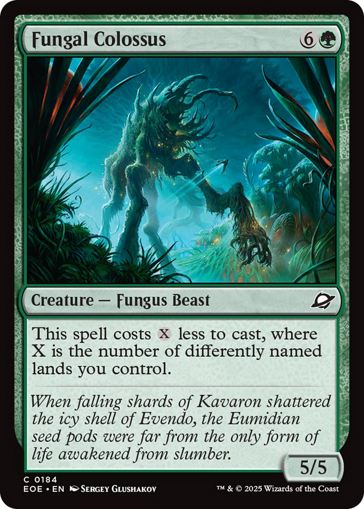 Fungal Colossus [Edge of Eternities] | Boutique FDB TCG