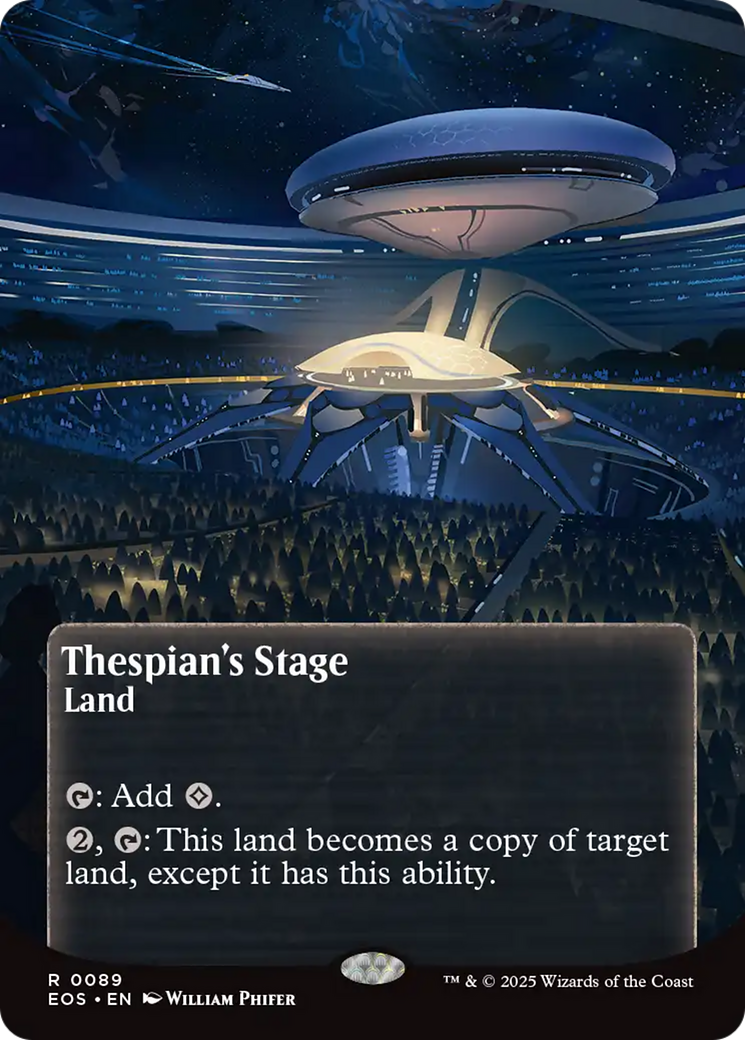 Thespian's Stage (0089) (Borderless) [Edge of Eternities: Stellar Sights] | Boutique FDB TCG