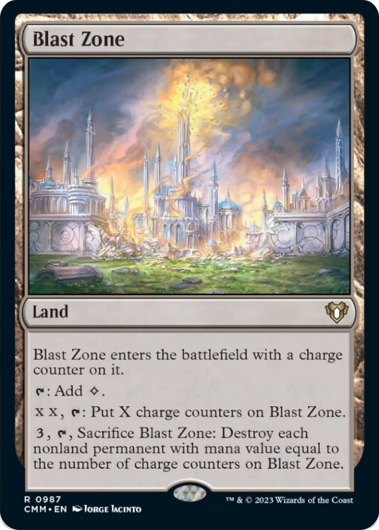 Blast Zone [Commander Masters] | Boutique FDB TCG