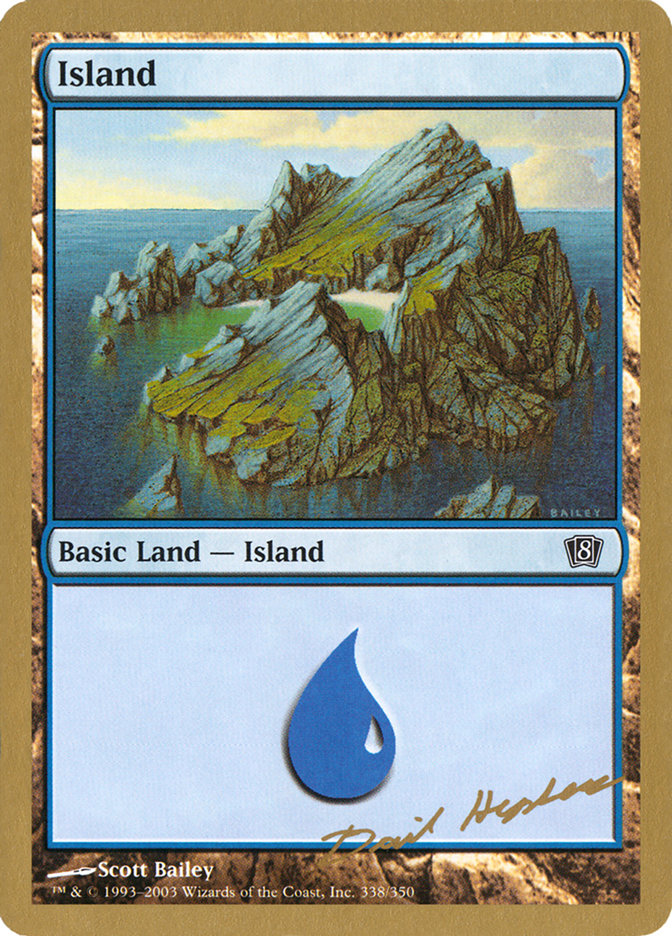 Island (dh338) (Dave Humpherys) [World Championship Decks 2003] | Boutique FDB TCG