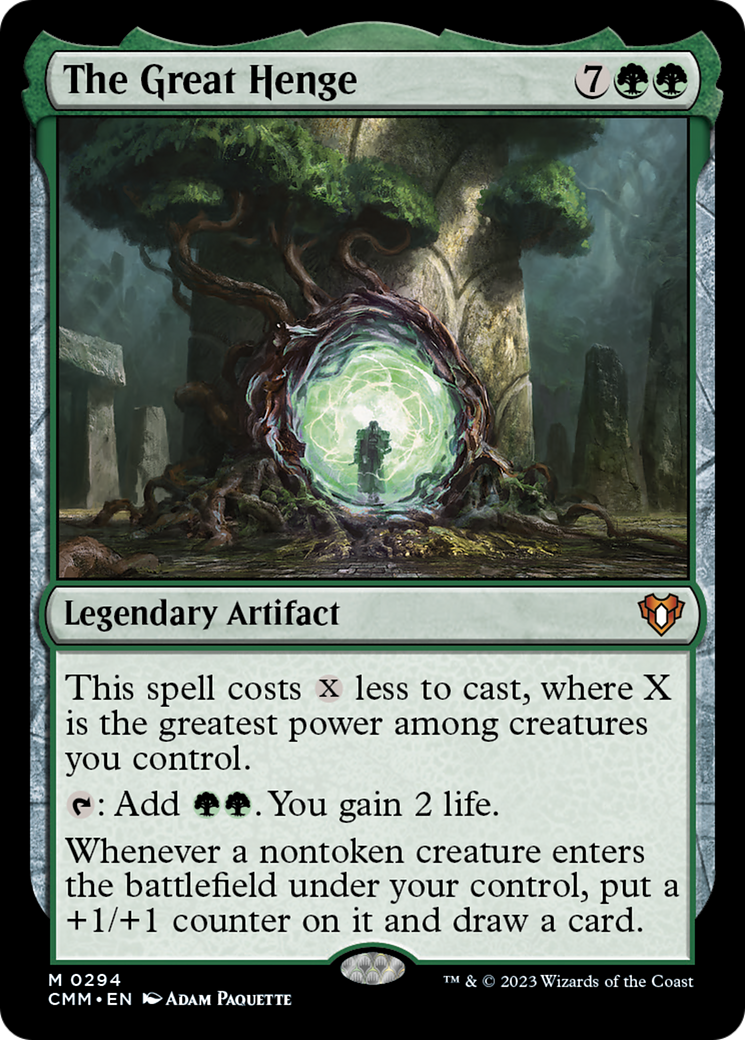 The Great Henge [Commander Masters] | Boutique FDB TCG
