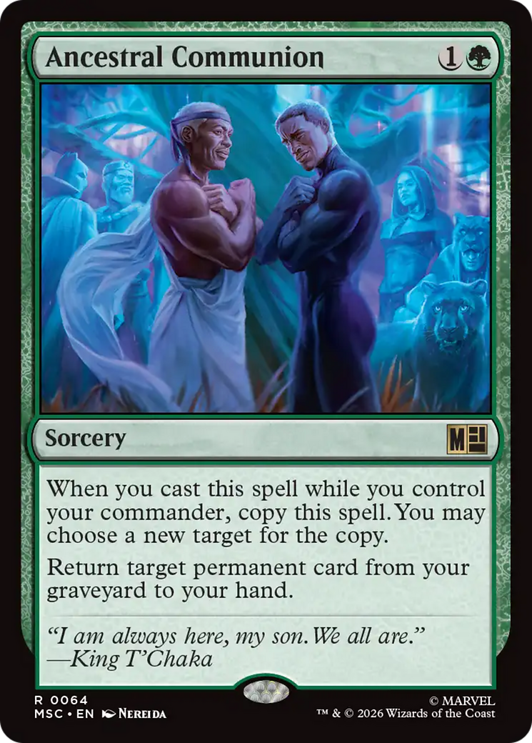 Ancestral Communion (Surge Foil) [Marvel Super Heroes Commander] | Boutique FDB TCG