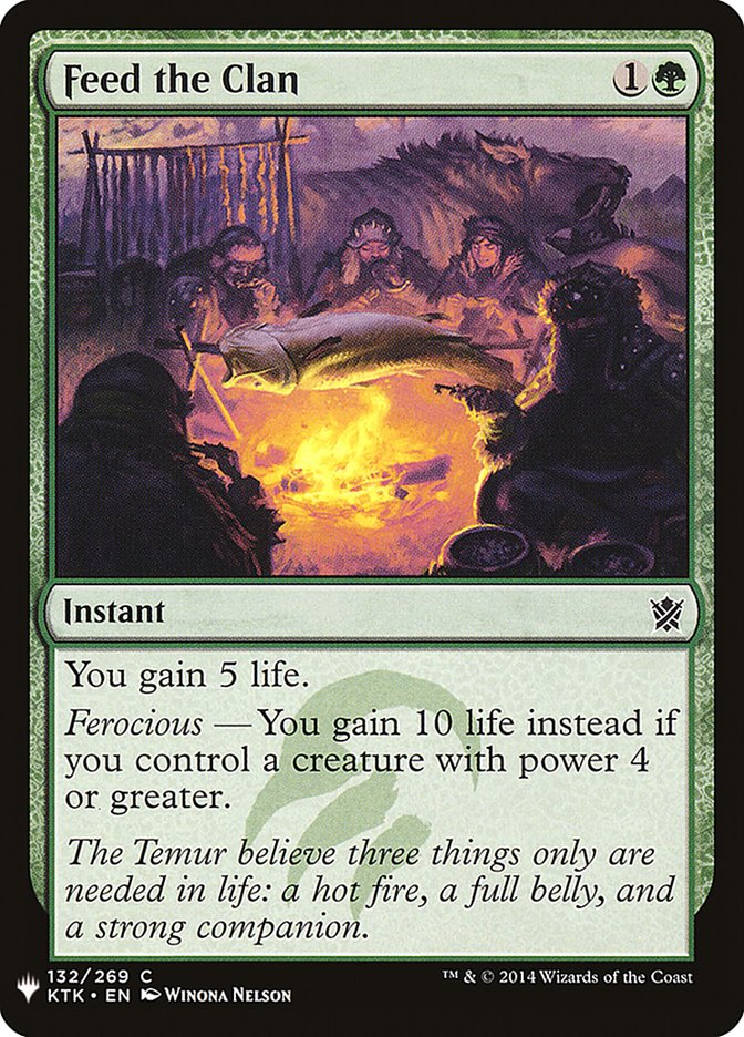 Feed the Clan [Mystery Booster] | Boutique FDB TCG